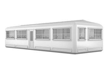 Glasvezelversterkte kunststof cabine