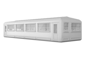 Glasvezelversterkte kunststof cabine