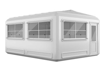 Glasvezelversterkte kunststof cabine