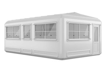 Glasvezelversterkte kunststof cabine