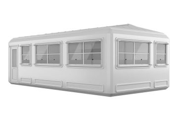 Glasvezelversterkte kunststof cabine